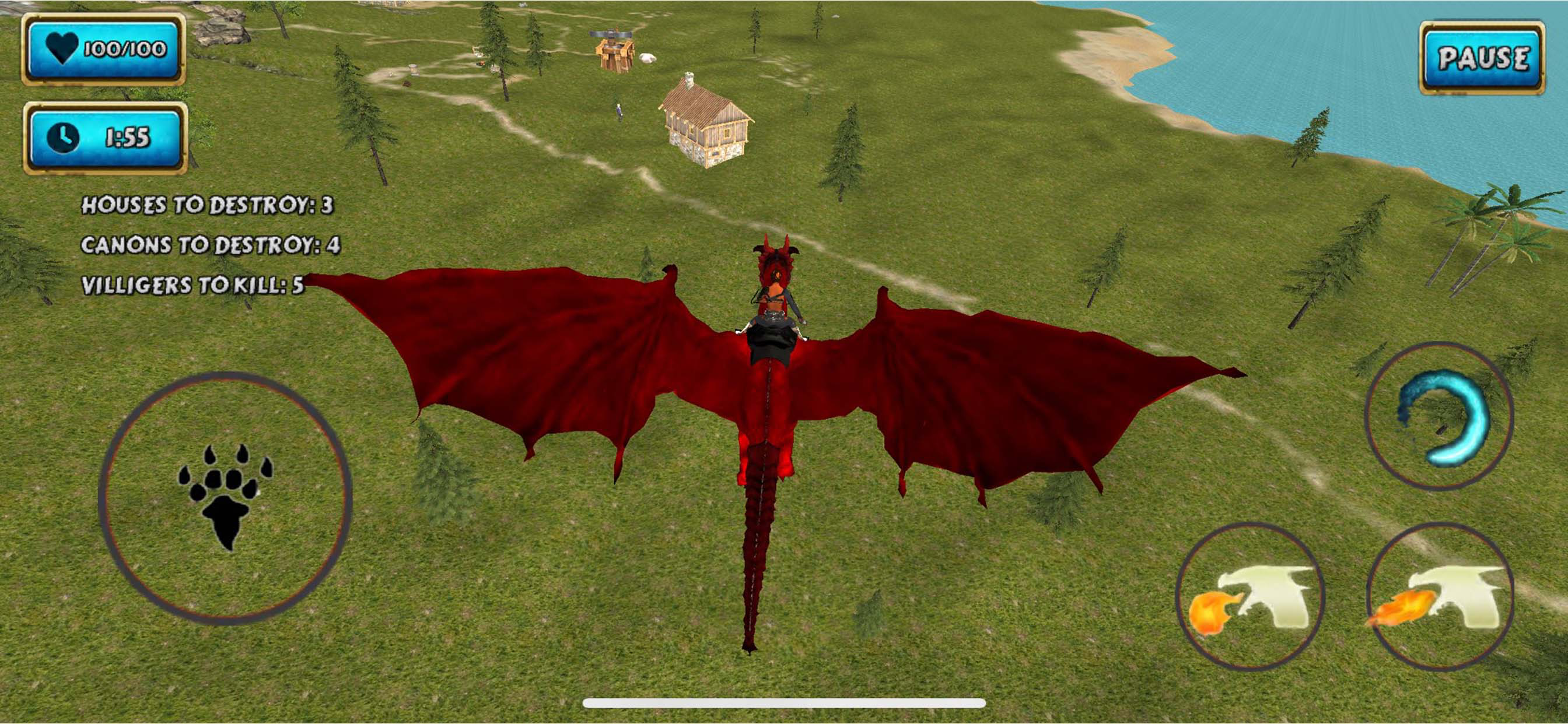 Fire Flying Dragon Simulator
