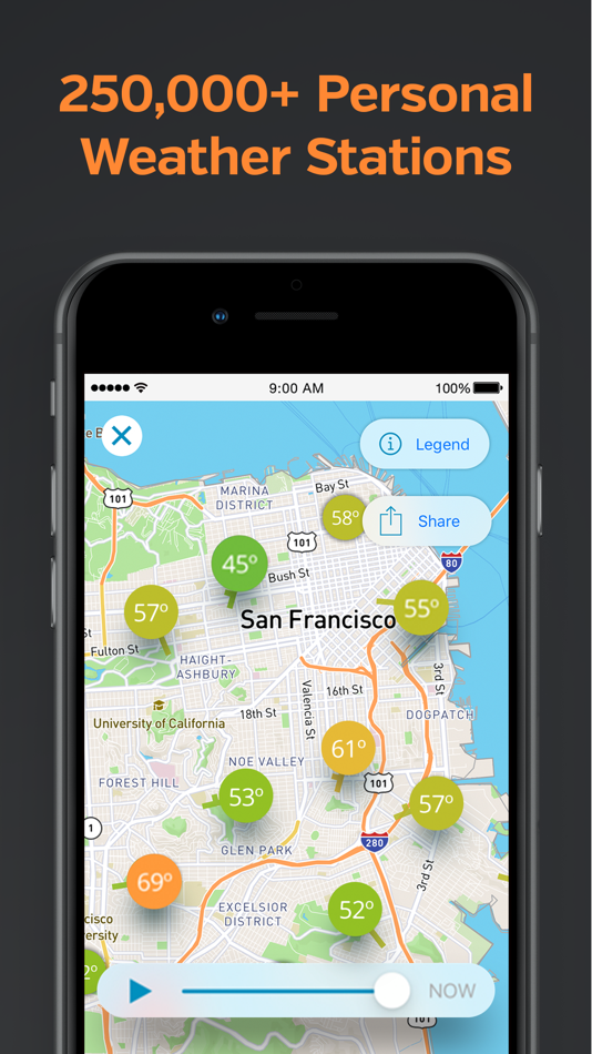 #5. Weather Underground: Local Map (iOS) 由: Weather Underground, LLC