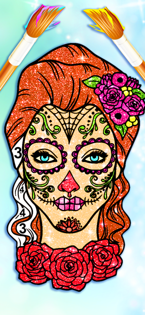 Adult Glitter Color By Number(圖2)-速報App