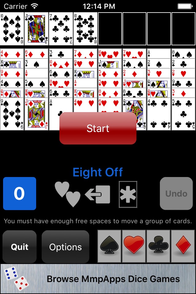 Eight Off Classic Solitaire screenshot 2