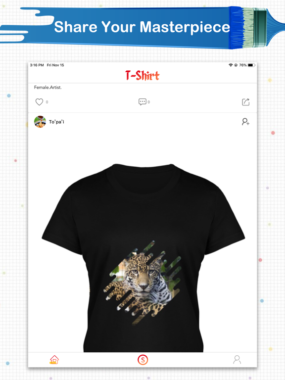 Super T-Shirt Designer iPad screenshot 5 - Lifestyle app