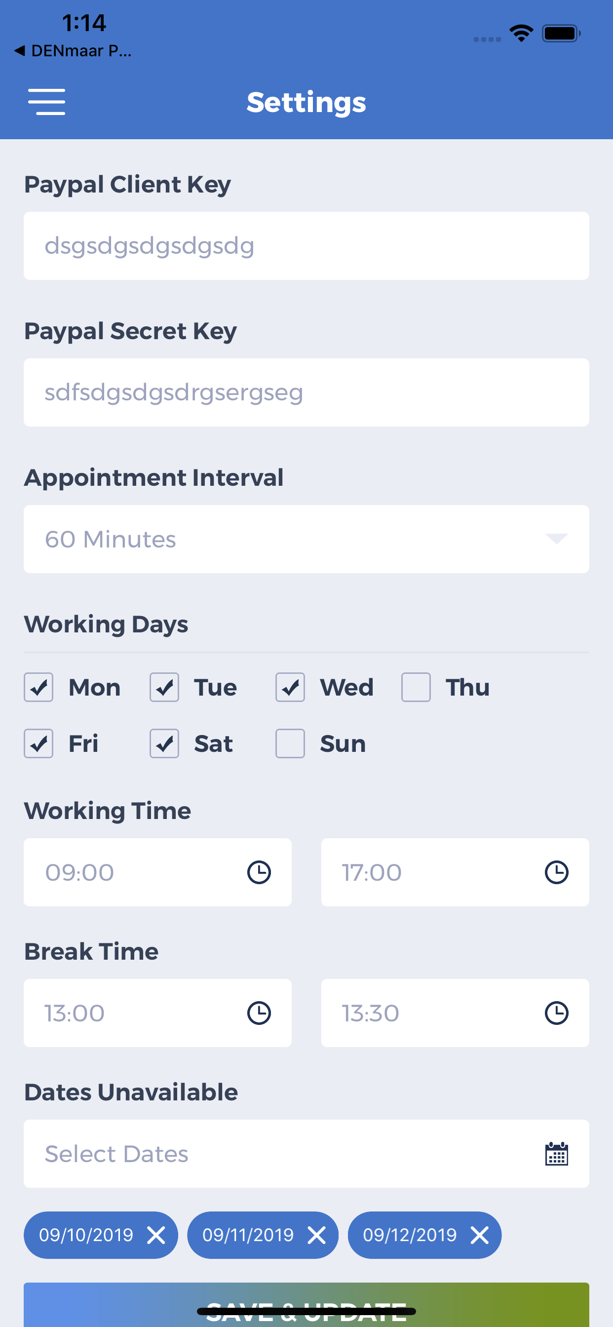 Denmaar Provider App