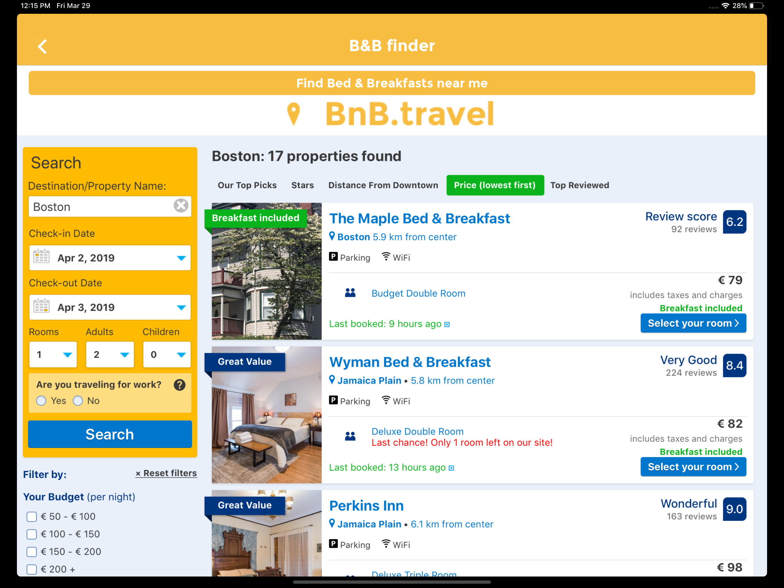 B&B finder | BnB.travel screenshot 8