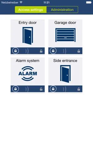 ekey home app screenshot 1