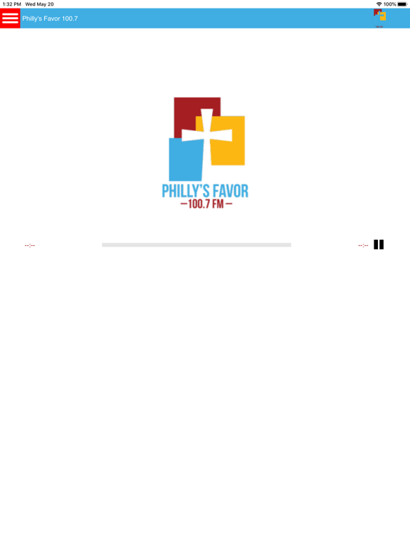 Philly's Favor 100.7 iPad screenshot 1 - Entertainment app