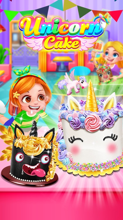 Unicorn Food - Rainbow Cake screenshot-5