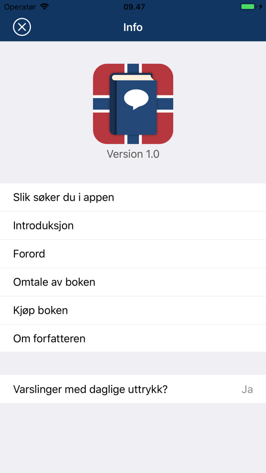#5. Norske uttrykk (iOS) Podle: LET Software ApS
