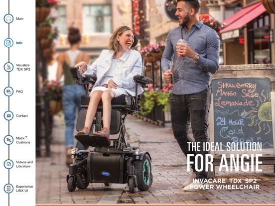 Power Wheelchair Guide iPad screenshot 2 - Business app