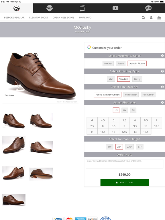 Screenshot #5 pour DONS Chaussure Homme