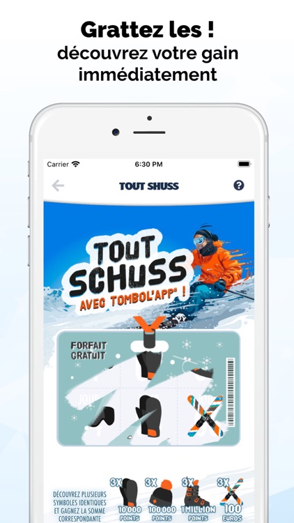 Jeux à gratter Tombol'App®