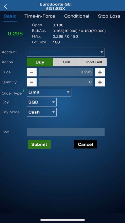 RHBInvest SG 2.0 for iPhone