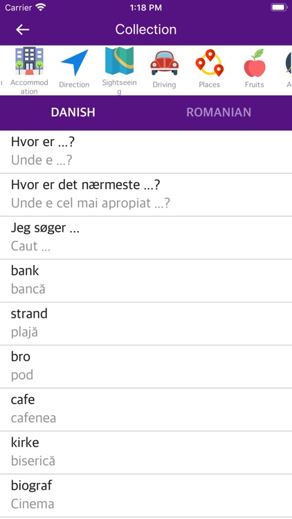 Danish Romanian Dictionary