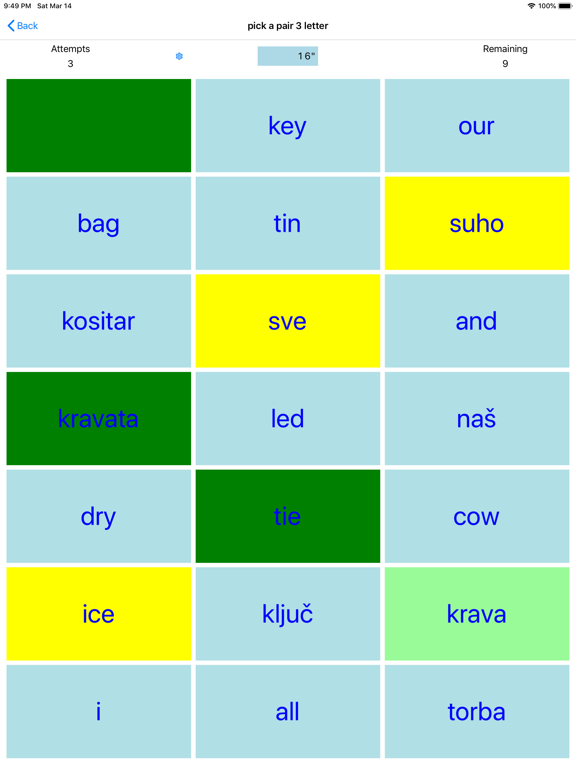 Screenshot #5 pour PickAPair Croatian - English