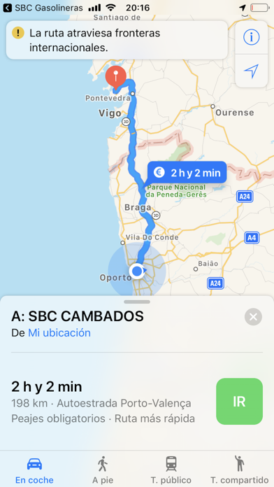 SBC Gasolineras Screenshot