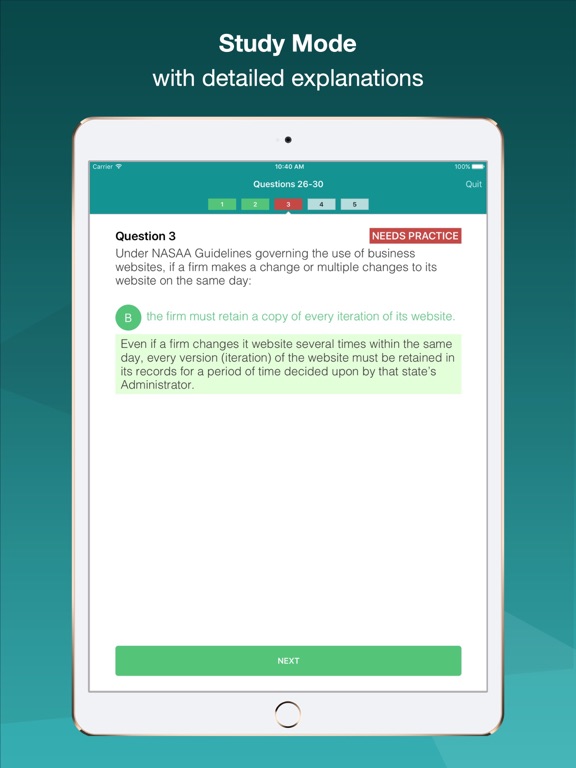 Screenshot #6 pour Series 63 Smart Prep