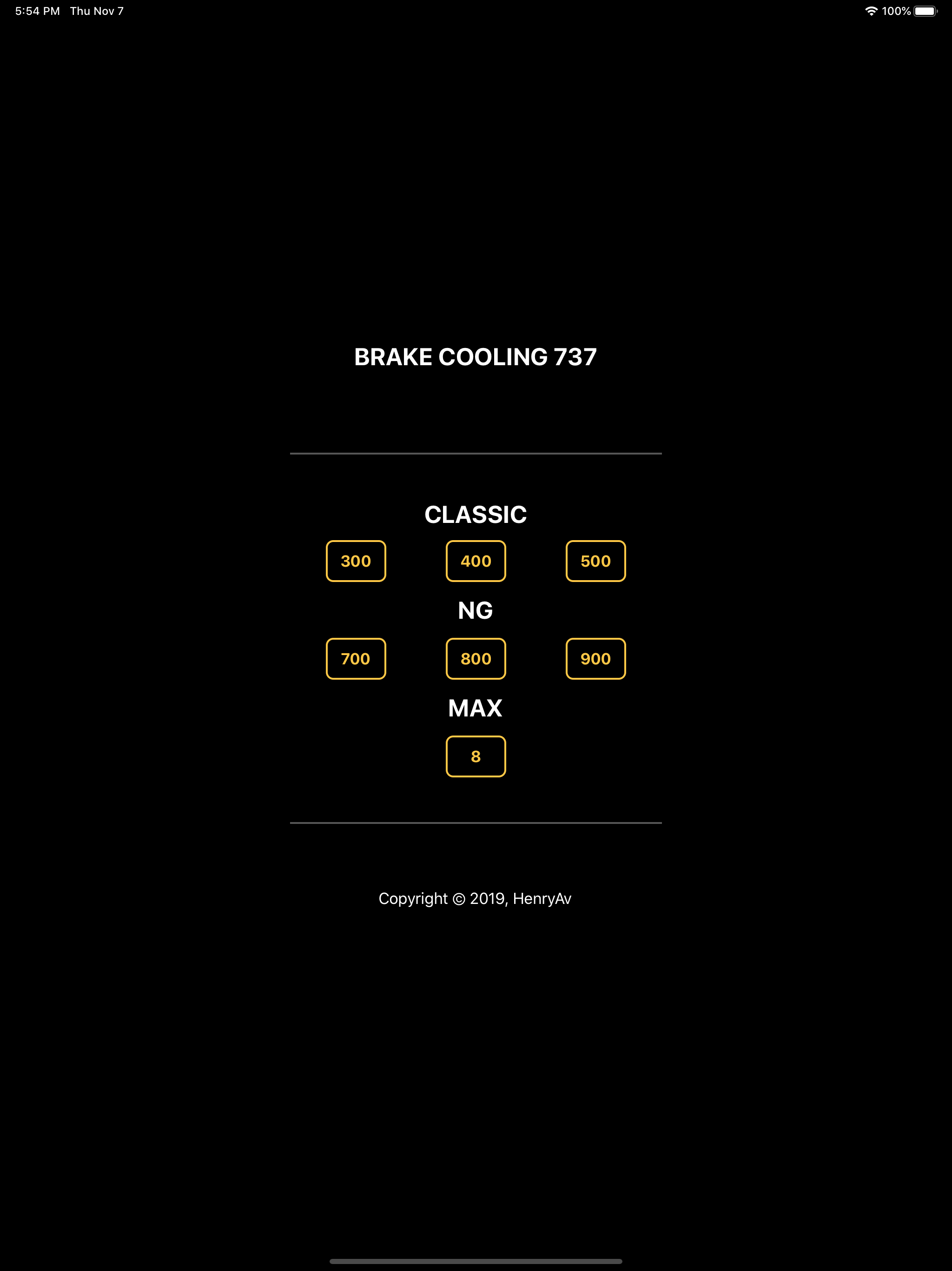 Brake Cooling 737 screenshot 6