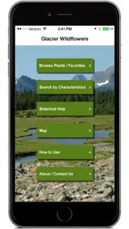 glacier wildflowers iphone screenshot 2