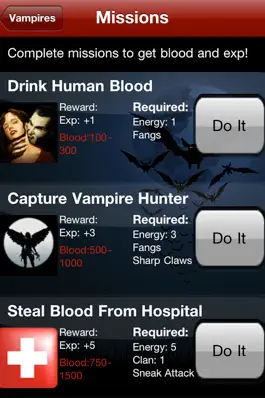 Game screenshot Vampires hack
