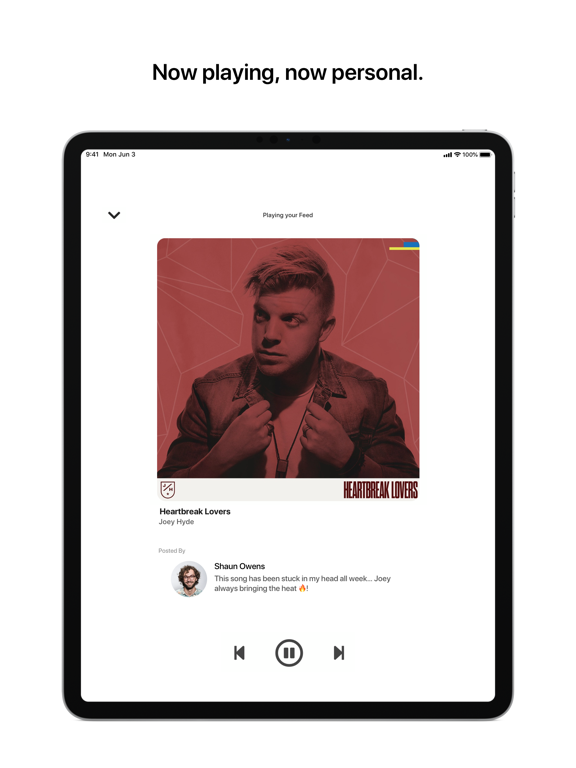 Anthm iPad screenshot 5 - Music app