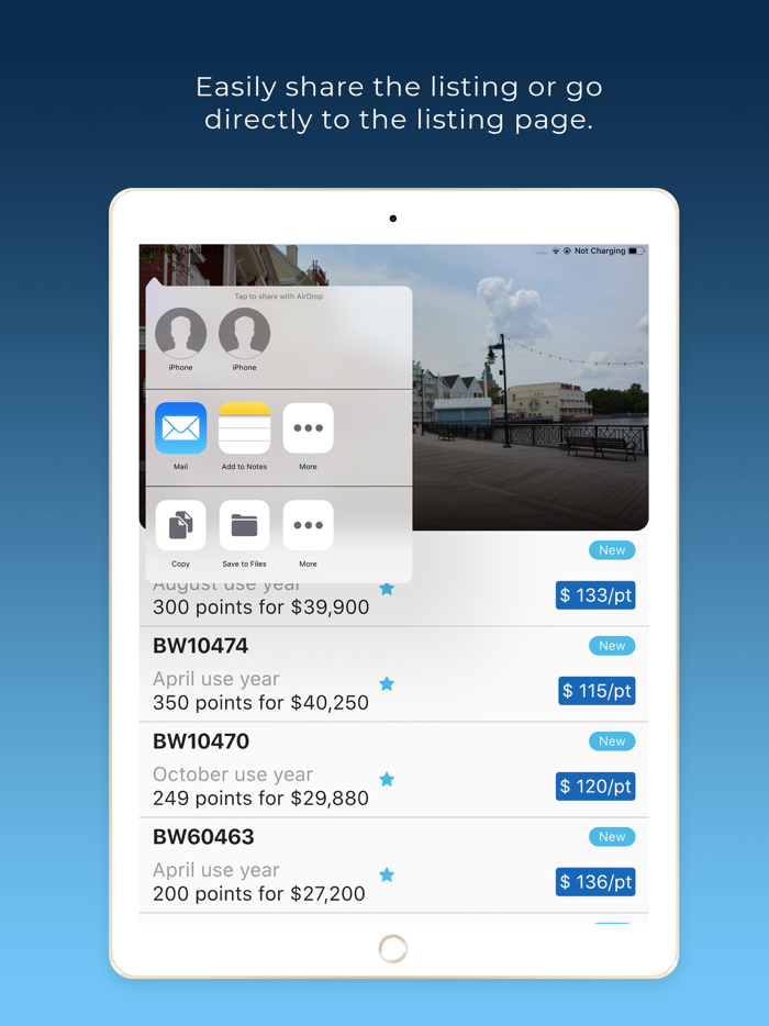 DVC Resale Market Search App