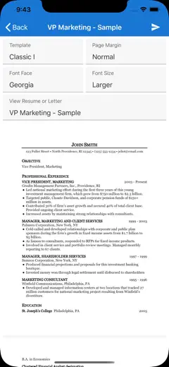 Got Resume Builder: Screenshot 2 von 10