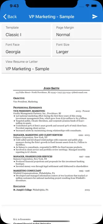 Got Resume Builder: Screenshot 2 von 10
