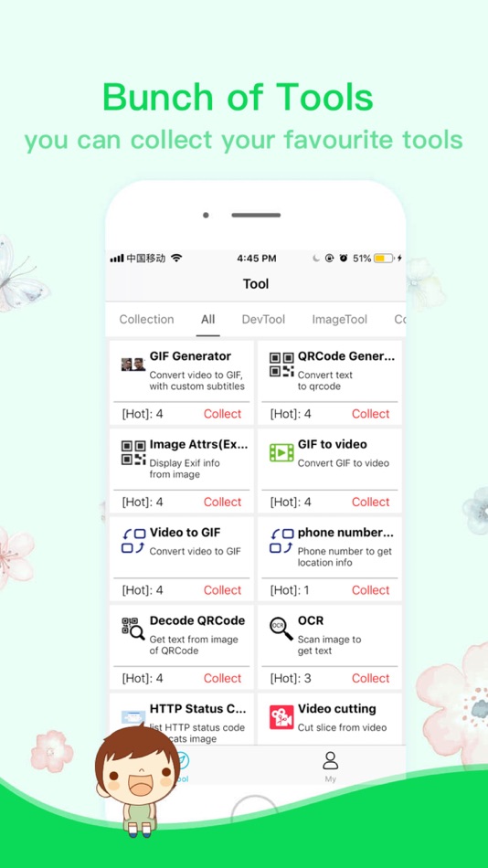 #1. Daily Toolset - bunch of tools (iOS) By: Yiwu Madan Network Technology Co., Ltd.