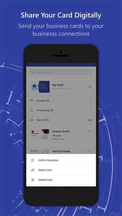 BizConnect Card Scanner Screenshot