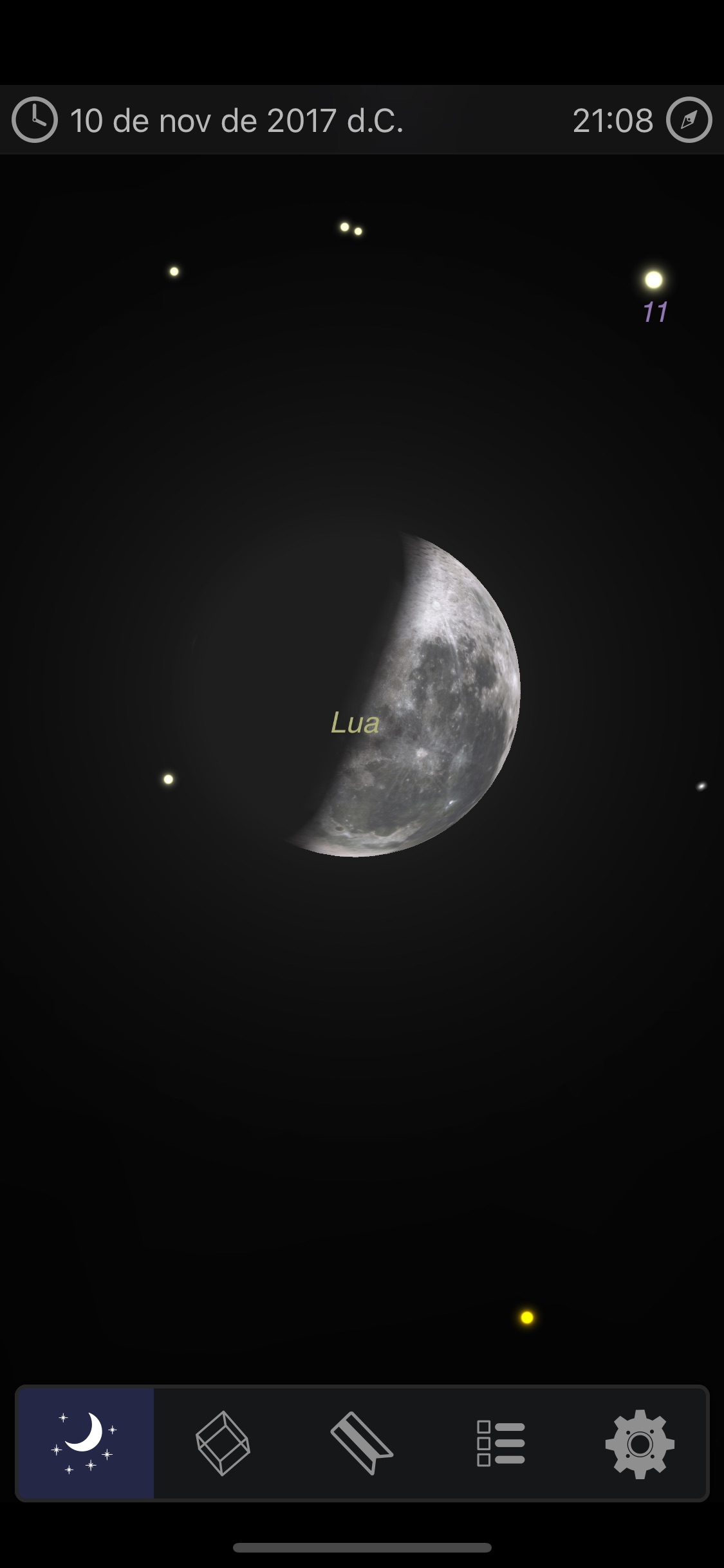 Screenshot do app Astro 3D+