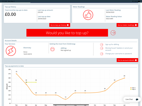 Screenshot #5 pour Click Energy NI Smart Top Up