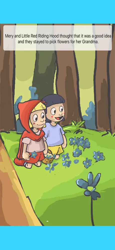 Little red riding hood tale