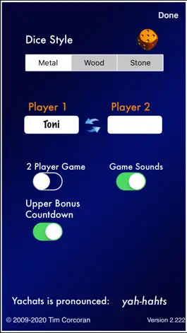 Game screenshot Yachats ( a 5 dice game) apk
