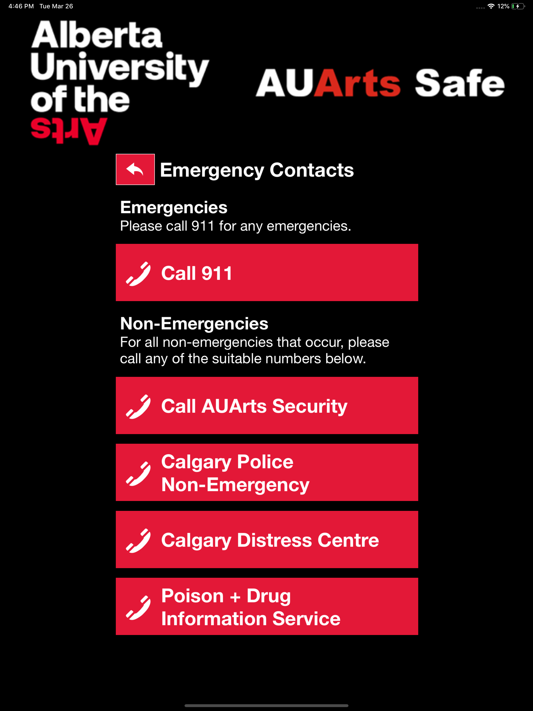 AUArts Safe