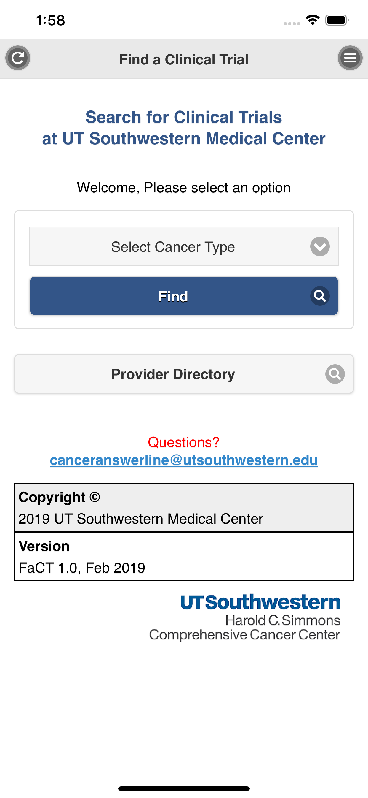 UTSW Cancer Clinical Trials
