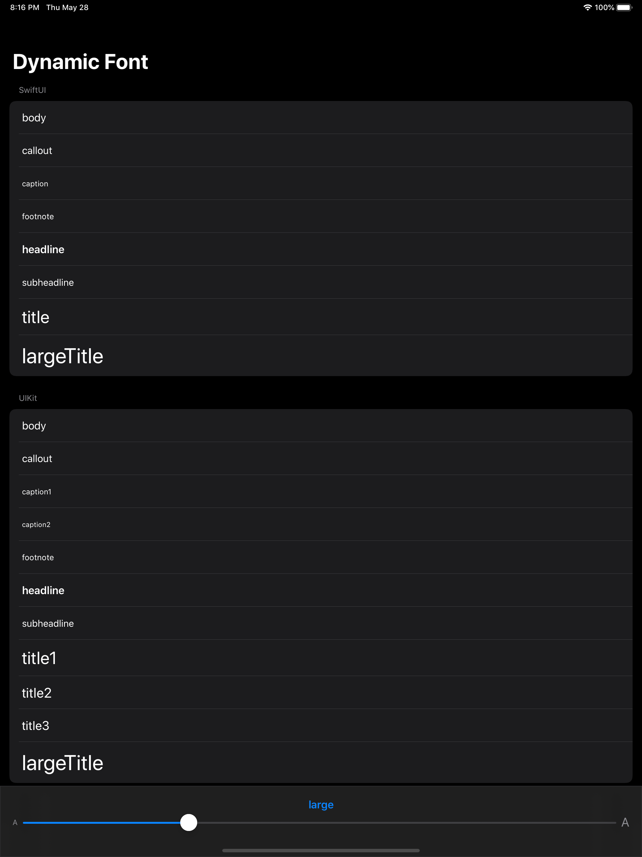 Dynamic Font