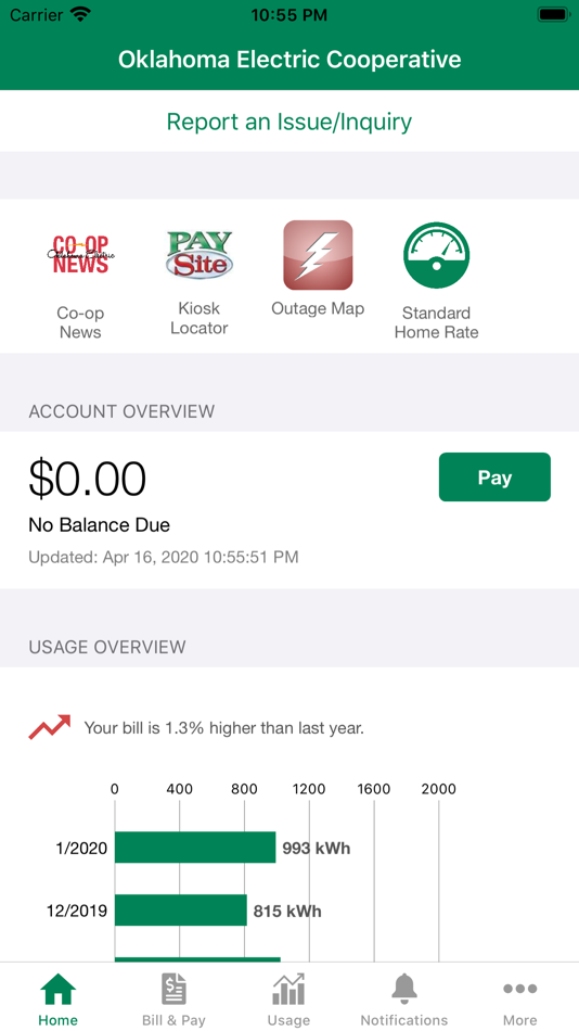 #2. My OEC (iOS) 由: OKLAHOMA ELECTRIC CO-OPERATIVE, INC.