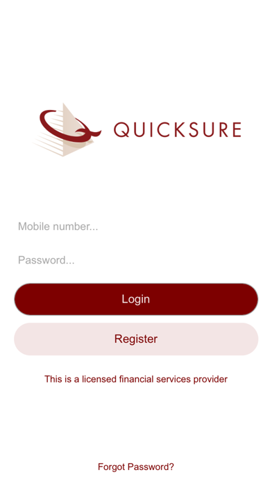 Your Quicksure Screenshot