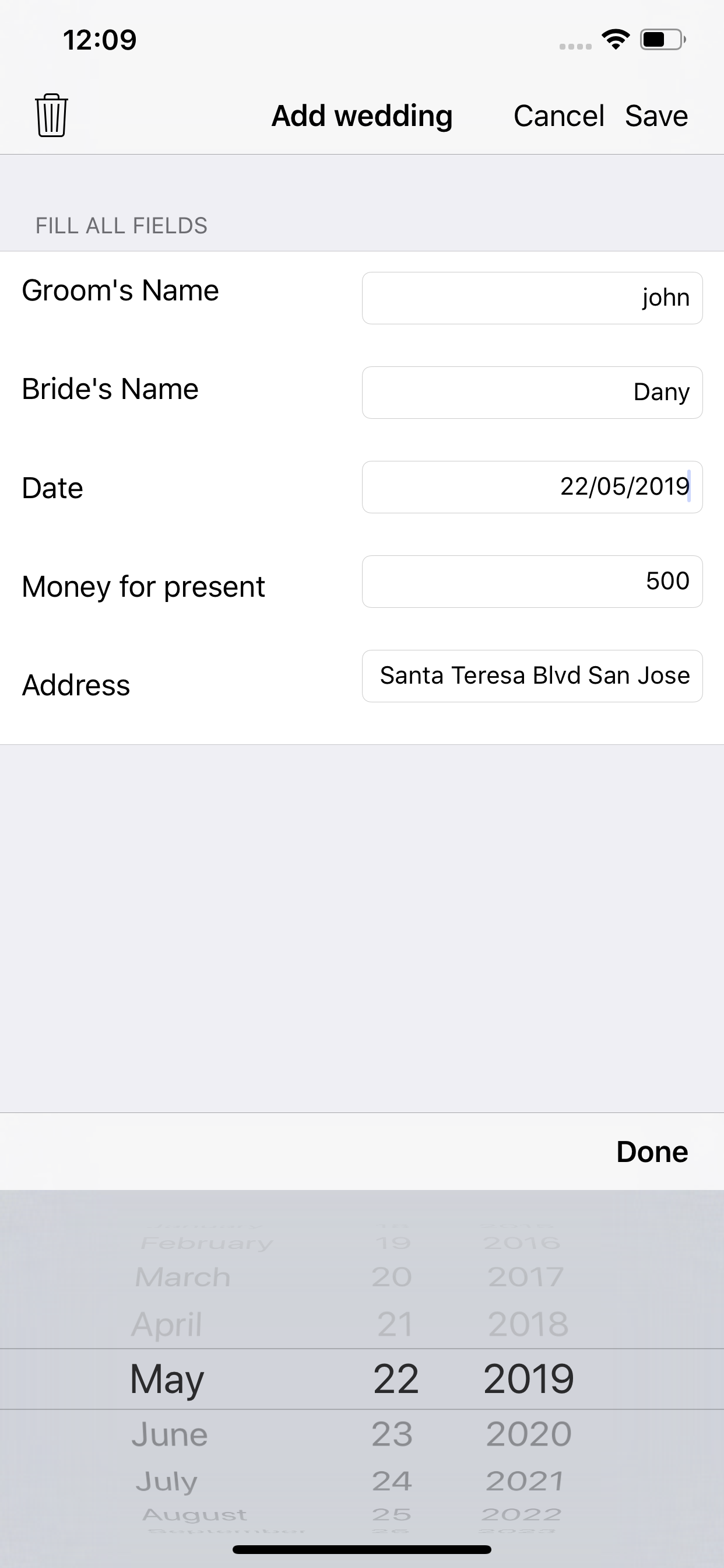 iWeddingGift screenshot 5