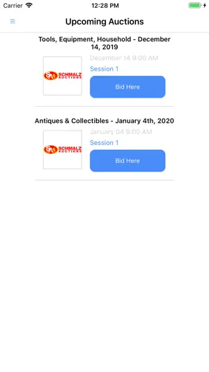 Schmalz Auctions screenshot 1