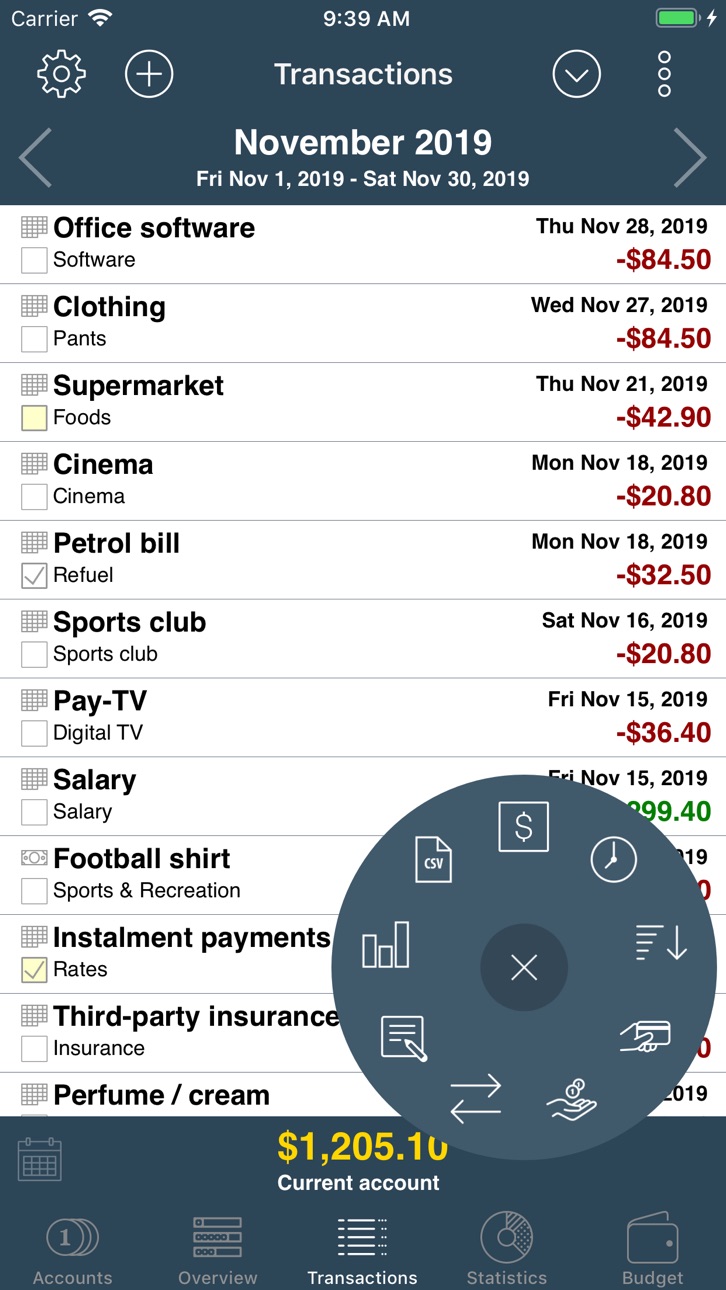 iPhone screenshot