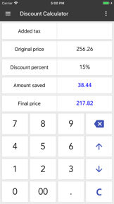 ClevCalc - Calculator screenshot