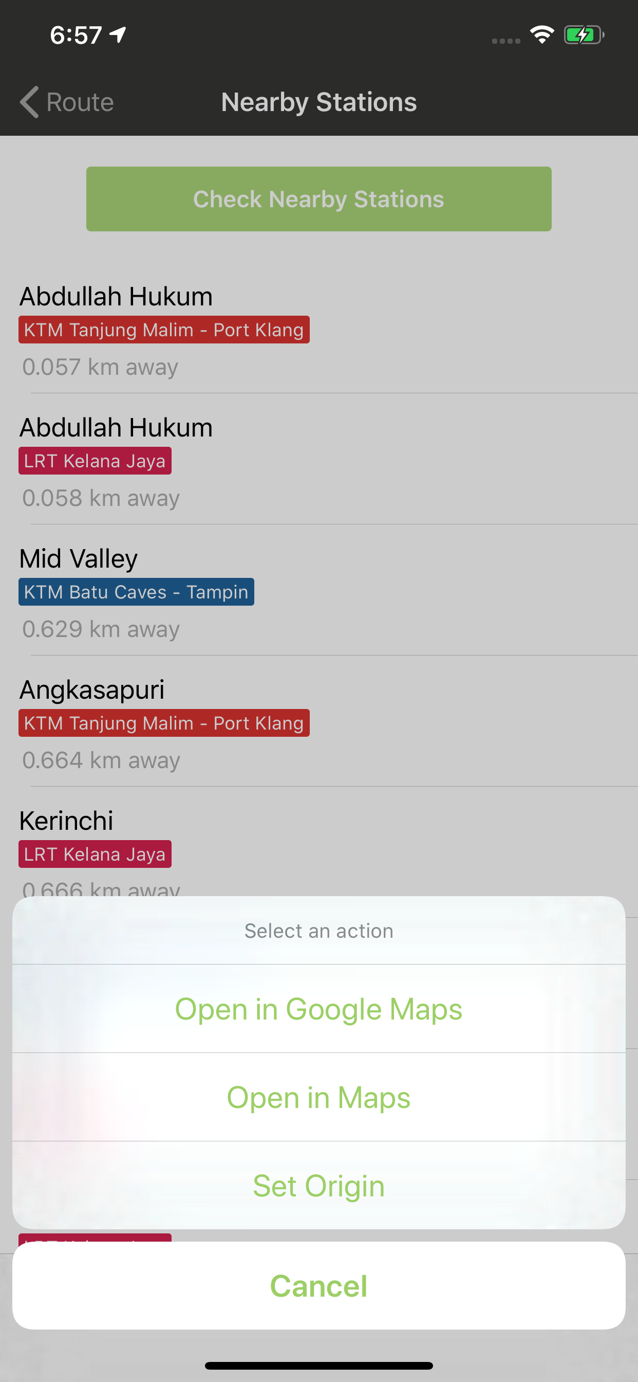 Rapidly - LRT / MRT route fare