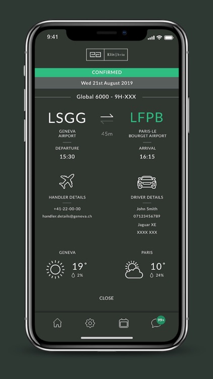 Elit'Avia Private Clients App