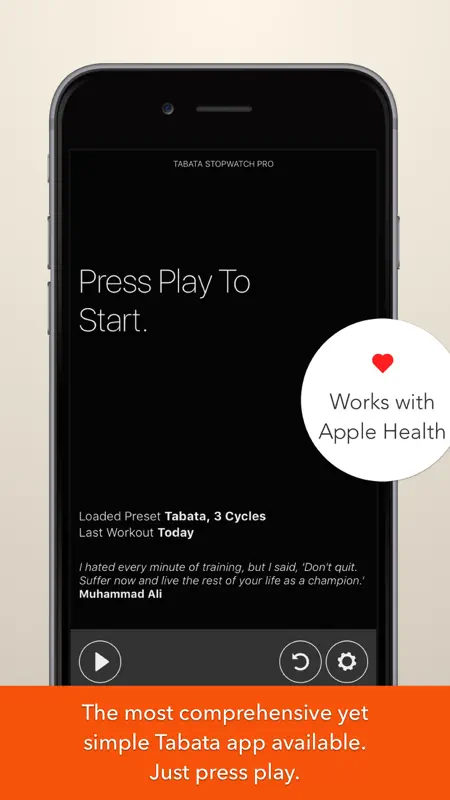 Tabata Stopwatch Pro (Paid) screenshot 5 of 5