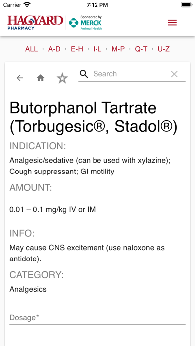 Screenshot #3 pour Hagyard Mobile Formulary