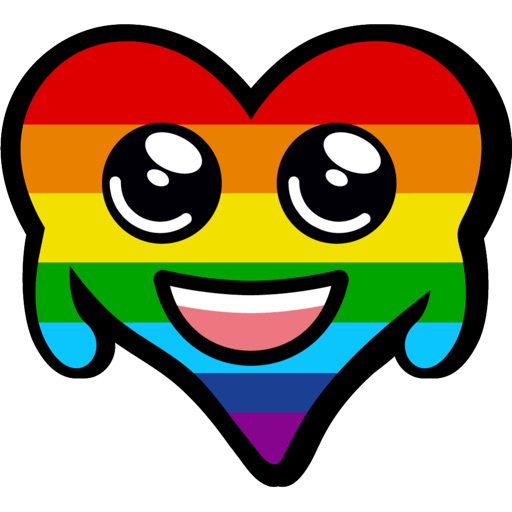 Rainbow Hearts stickers