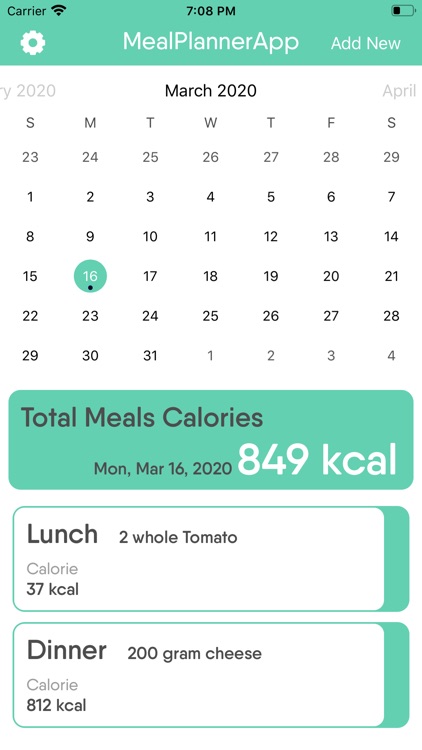 Meal Planner App screenshot-3