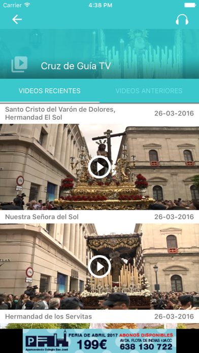 Cruz de Guía Radio Sevilla Screenshot