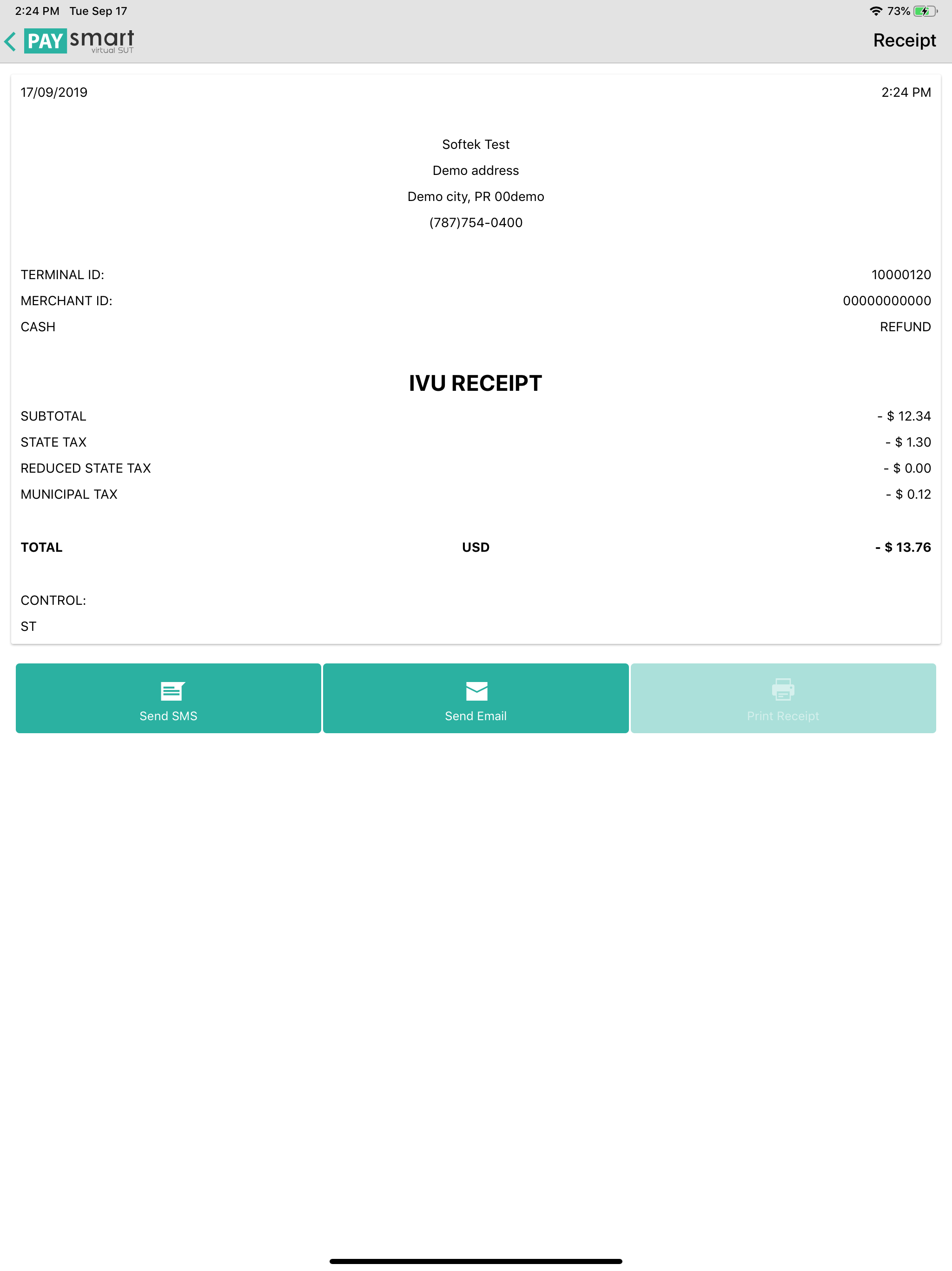 PaySmart Virtual SUT screenshot 10
