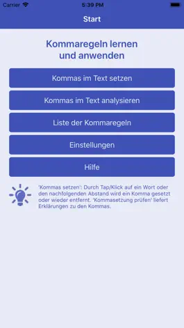 Game screenshot Kommaregeln Deutsch mod apk